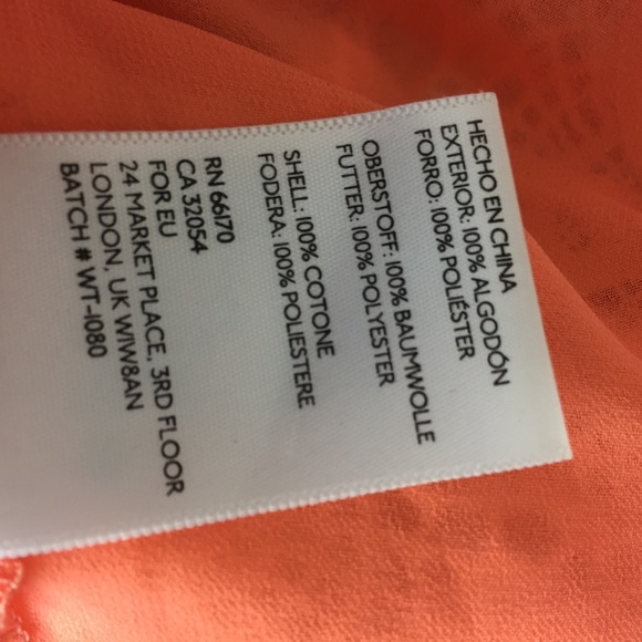 Staring at stars coral crochet lace tank top - Picture 6 of 6